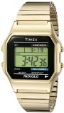 Timex Mens T78677 Classic Digital Gold-Tone Expansion Band Watch