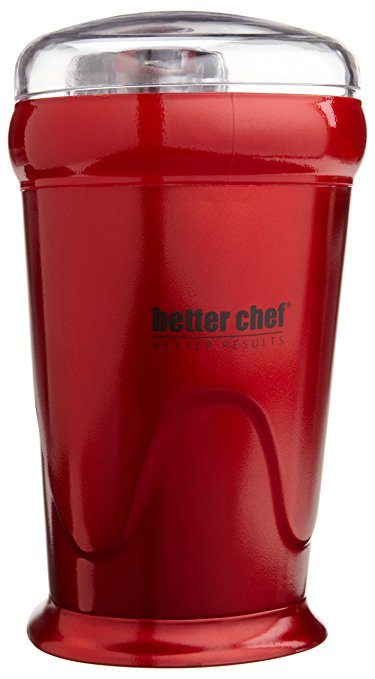 Better Chef Coffee Grinder, Red