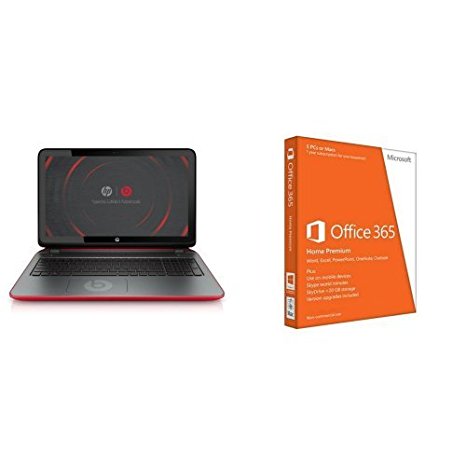 HP 15-p030nr 15.6-Inch Special Edition Laptop and Office 365 Home Premium Bundle