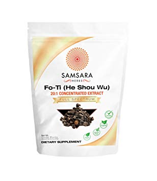 Samsara Herbs Fo-Ti Extract Powder (8oz/227g) (He Shou Wu) - 20:1 Concentrated Extract