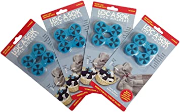 Loc A Sok Sock Locks (Pack of 40 - All Blue)