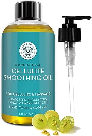 Massage Oil & Anti Cellulite Oil - Muscle Relaxation Oil, 100% Natural Anti Cellulite Treatment, Helps Firms Skin, Slims & Reduces Fat Appearance, Muscle Rub Oil, Muscle Massager by