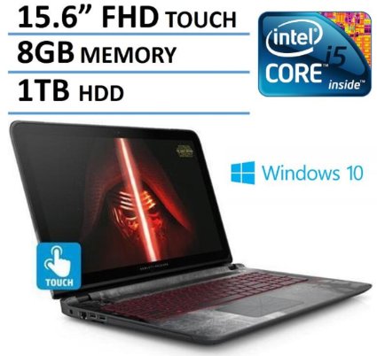 2016 Newest HP Star Wars Special 15.6" High Performance Full HD IPS Touchscreen Gaming Laptop, Intel Core i5-6200U, NVIDIA GeForce GTX 940M, 8GB RAM, 1TB HDD, DVD Burner, Backlit Keyboard, Windows 10