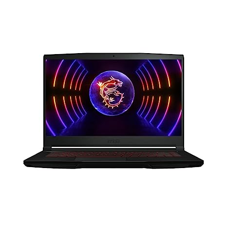 MSI Thin GF63, Intel 12th Gen. i5-12450H, 40CM FHD 144Hz Gaming Laptop (8GB/512GB NVMe SSD/Windows 11 Home/Nvidia GeForce RTX4050, 6GB GDDR6/Black/1.86Kg), 12VE-080IN