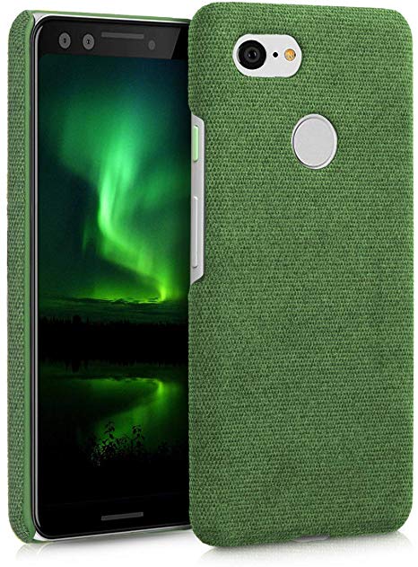 kwmobile Case for Google Pixel 3 - Protective Shockproof Back Cover in - Green