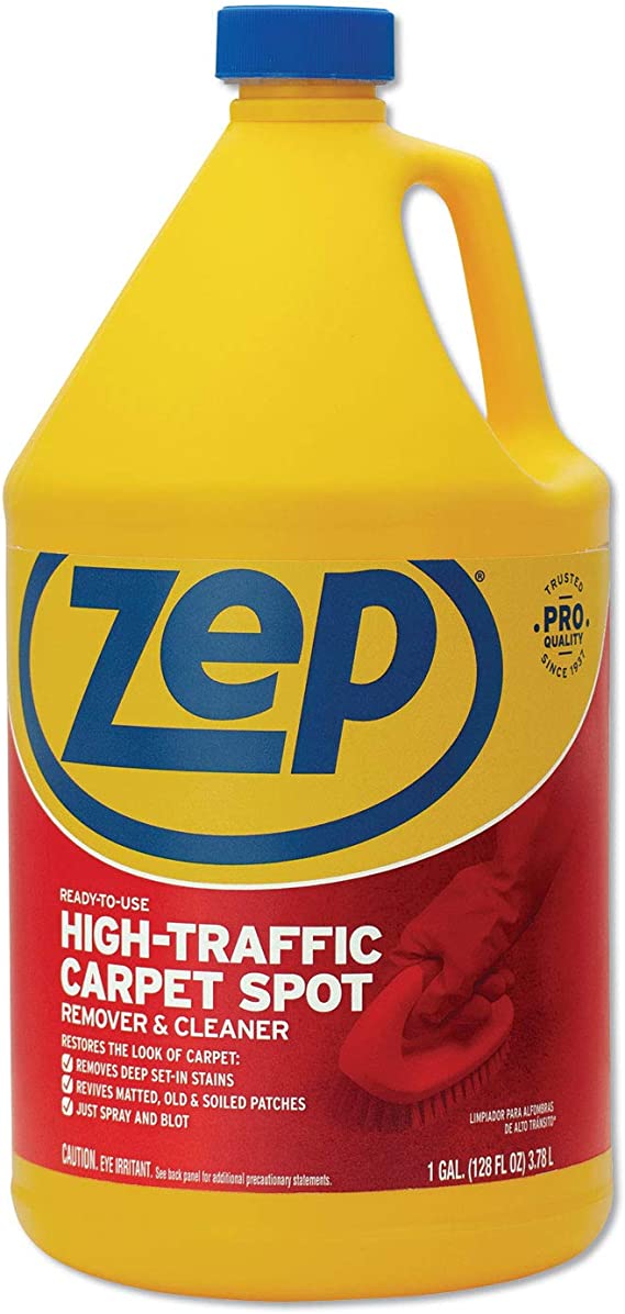 Zep Commercial 1041689 High Traffic Carpet Cleaner, 128 oz Bottle