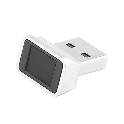 USB Fingerprint Reader, ONEVER Portable Security Key Biometric Fingerprint Scanner Support Windows 10 32/64 Bits with Latest Windows Hello Features