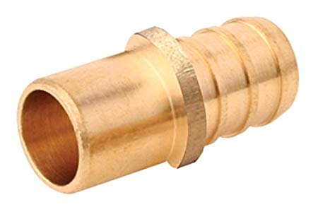 1/2" Pex Male Sweat Adapter 1/2 inch Brass (pack of 8) Threaded Crimp Fitting (PEX-MSA-12)