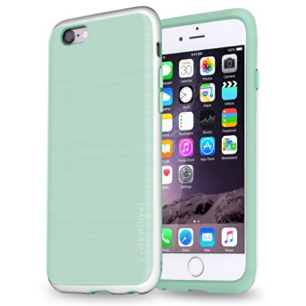 iPhone 6 slim case [motomo] INFINITY iphone 6s case iphone 6s thin case, iPhone 6s clear case, iPhone 6 soft cover, iPhone 6s bumper case (AQUA MINT SILVER)