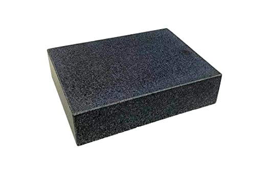 HHIP 4401-1597 6" X 8" X 2" Granite Surface Plate, Grade B, 0 Ledge