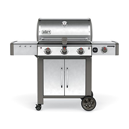 Weber 66004001 Genesis II LX S-340 Natural Gas Grill, Stainless Steel