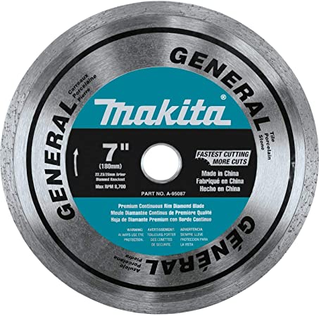 Makita A-95087 7" Diamond Blade, Continuous Rim, General Purpose