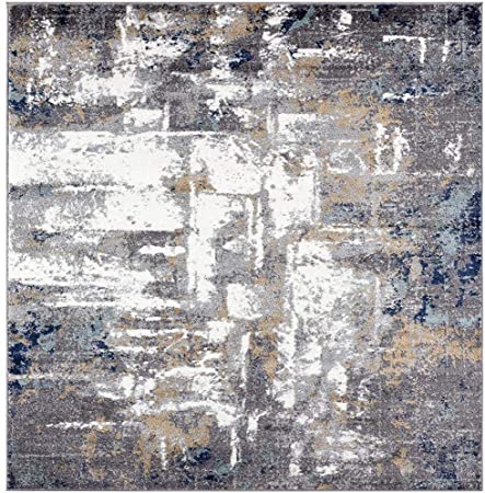 Luxe Weavers Abstract Gray 5x7 Area Rug