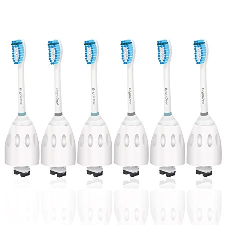 BrightDeal Sensitive Replacement Toothbrush Heads for Philips Sonicare E-Series HX7053/64,Xtreme, Essence, Advance, CleanCare and Elite (6-pack)