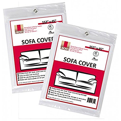 SOFA Moving Covers (2 Pack) - 45" x 152" - Moving & Storage Bags - UBOXES