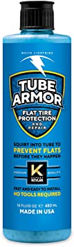White Lightning Tube Armor 16 oz Flat Tire Prevention and Repair, Blue