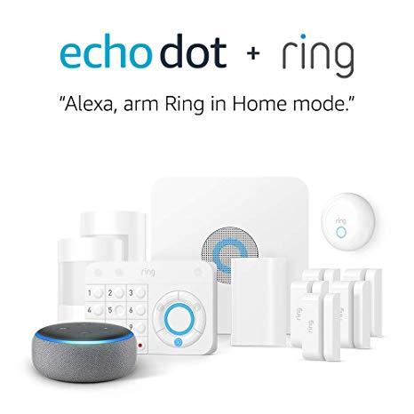 Ring Alarm Smoke & CO Kit   Echo Dot (3rd Gen), Works with Alexa