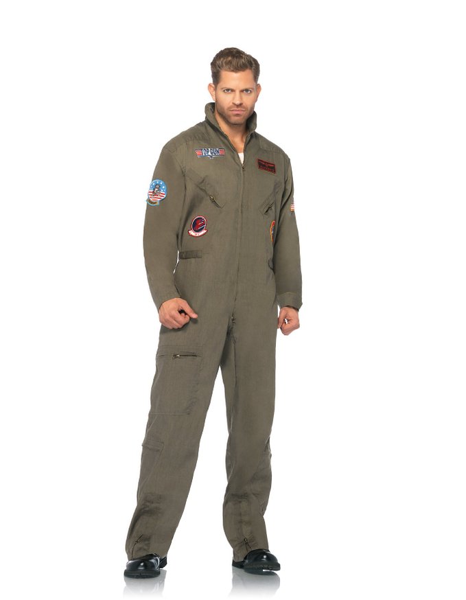 Top Gun Men's Flight Suit Adult Costume