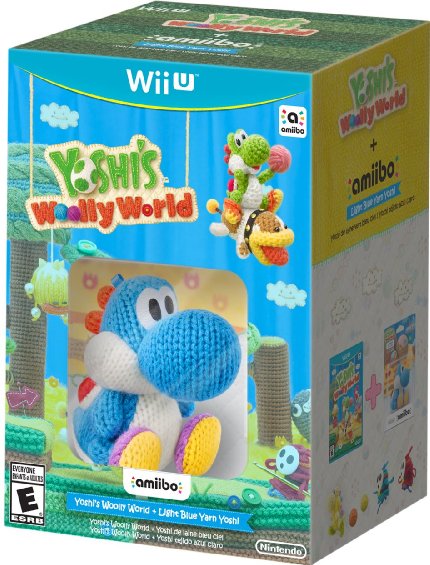 Yoshi's Woolly World   Blue Yarn Yoshi amiibo - Wii U