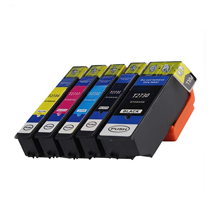 LiC-Store 5x (1Black, 1Photo black,1Cyan, 1Magenta, 1Yellow) Remanufactured Ink Cartridges for Epson 273XL T273XL 273 T273XL020 T273XL120 T273XL220 T273XL320 T273XL420 Compatible With Expression Premium XP-520 Small-in-One Expression Premium XP-600 Small-in-One Expression Premium XP-610 Small-in-One Expression Premium XP-620 Small-in-One Expression Premium XP-800 Small-in-One XP-810 Small-in-One XP-820 Small-in-One