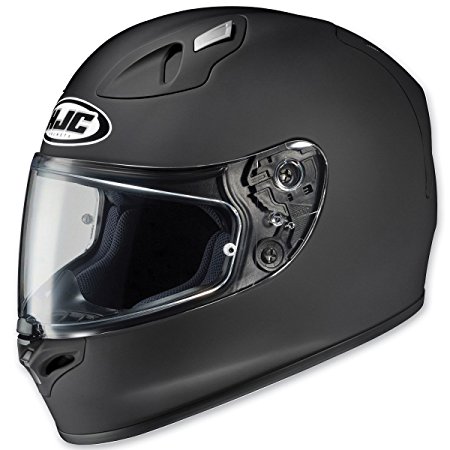 HJC FG-17 Full-Face Motorcycle Helmet (Matte Black, Large)