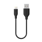 Anker PowerLine Lightning 1ft Apple MFi Certified - The Worlds Most Durable Lightning Cable  Charger Cord Perfect for iPhone 6s 6 Plus 5s 5 iPad mini 4 3 2  iPad Pro Air 2 Black