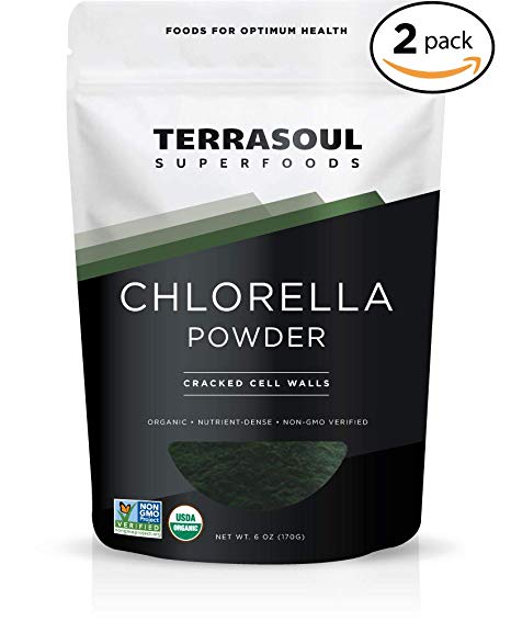 Terrasoul Superfoods Organic Chlorella Powder (Cracked Cell Walls), 12 Ounces - Sourced from Taiwan