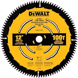 DEWALT 12 in. 100T Ultra Fine Finish Saw Blade (DWA112100)