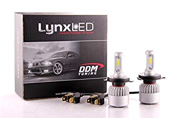 DDM Tuning Lynx 35W LED Headlights/Foglight Bulbs,5500 Lumens/Pr, COB Chip, 6000K,Pair, 2 Months Warranty-FBA (H4 H/L)
