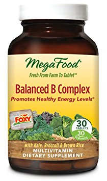 MegaFood, Balanced B Complex, 30 Tablets