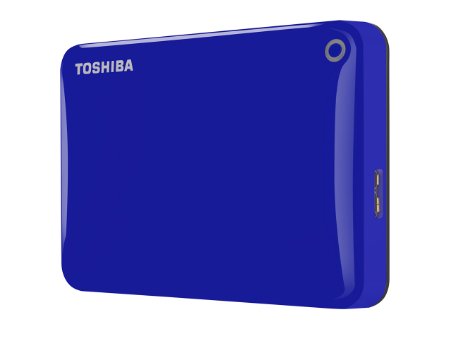 Toshiba Canvio Connect II 2 TB External Hard Drive (2.5" (6.4 cm), USB 3.0) Blue