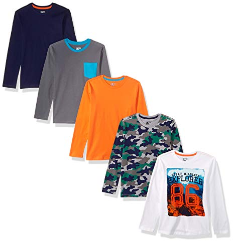 Spotted Zebra Boys' 5-pack Long-sleeve T-shirts