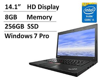 2016 Newest Lenovo Thinkpad 141quot High Performance Business Laptop PC - Intel Dual-Core i5 Processor up to 29 GHz 8GB RAM 256GB SSD 80211 AC Bluetooth USB 30 Fingerprint Reader Win 710 Pro