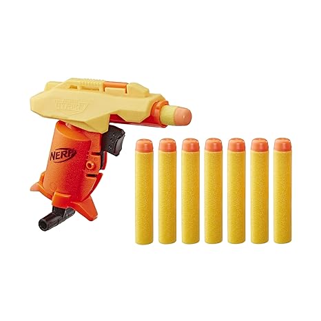 NERF Stinger Sd-1 Alpha Strike Toy Blaster, 8 Darts, for Kids, Teens, Adults, Yellow-Orange