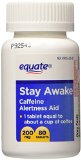 Equate - Stay Awake - Compare to Vivarin - Alertness Aid with Caffeine Maximum Strength 80 Tablets