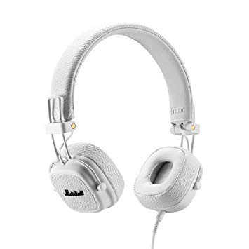 Marshall Major III Wired on- Ear Headphone, White - New