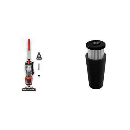 Dirt Devil Razor Steerable Bagless Upright Vacuum with Dirt Devil Endura Filter, Odor Trapping Replacement Filter