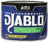 ANS Performance Pro Thermogenic Diablo Fat Burner for Weight Loss and Targeting Stubborn Fat Pineapple Passion 60 Servings