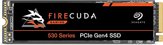 Seagate FireCuda 530, 2 TB, Internal Solid State Drive - M.2 PCIe Gen4 ×4 NVMe 1.4, Transfer speeds up to 7,300 MB/s, 3D TLC NAND, 2,550 TBW, 1.8M MTBF, and 3-Year Rescue Services (ZP2000GM30013)