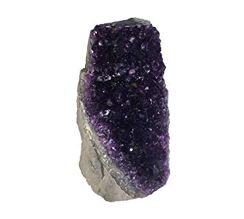 Superior Best Amethyst Cluster (1.5 to 2.0 lbs) Deep Purple Amethyst Plus Includes Bonus Mineral.