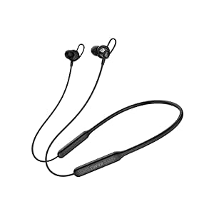 Edifier W210BT Wireless Neckband Headphones Immersive Sound with Wireless Hi-Res Audio Certification and LDAC, IP55 dust & sweatproof, Black