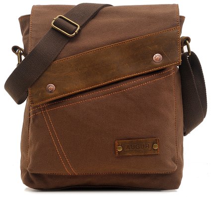 Small Vintage Canvas Shoulder Bag Messenger Case for Ipad Travel Portfolio Bag Jbp713