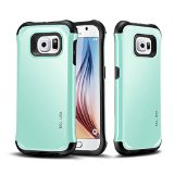 Galaxy S6 Case ECL USA Galaxy s6 Case Sophisticated Protective Hybrid All Around Protection Case for Galaxy s6 Caribbean Green Galaxy S6