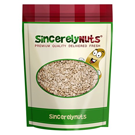Sincerely Nuts Sunflower Seed Kernels Raw No shell - Three Lb. Bag - Naturally Rich Source of Antioxidants - Mouthwatering, Delicious - Kosher Certified!