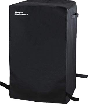 Simple Houseware 30-inch Heavy Duty Waterproof Square Electric Smoker Grill Cover, Weather-Resistant Polyester