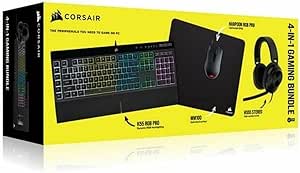 Corsair Pack Gaming K55 RGB Pro   HS55   Harpoon RGB Pro   MM100 QWERTY espagnol