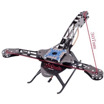 Docooler HJ-Y3 Carbon Fiber Tricopter/Three-axis Multicopter Frame
