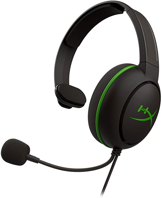 HyperX CloudX Chat Headset – Official Xbox Licensed for Xbox One, Clear Voice Chat, 40mm Drivers, Noise-Cancellation Microphone, Pop Filter, in-Line Audio Controls, Lightweight, Reversible
