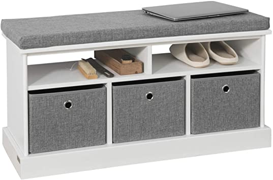 Haotian Storage Bench,Shoe Cabinet,Shoe Bench,Storage Cabinet (FSR67-HG)