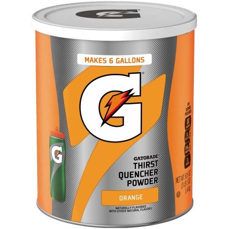 Gatorade Orange Instant 50.9 oz - 6 Gallon Mix